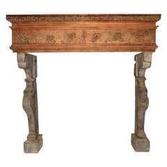 Antique Fireplace Mantel from the 19h Century