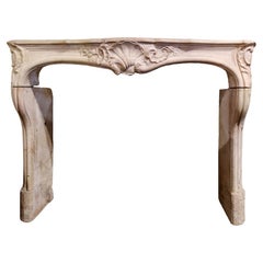 Antique fireplace mantel from the 19th Century