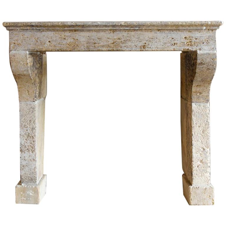 Antique Fireplace Mantel from the Early 19th Century