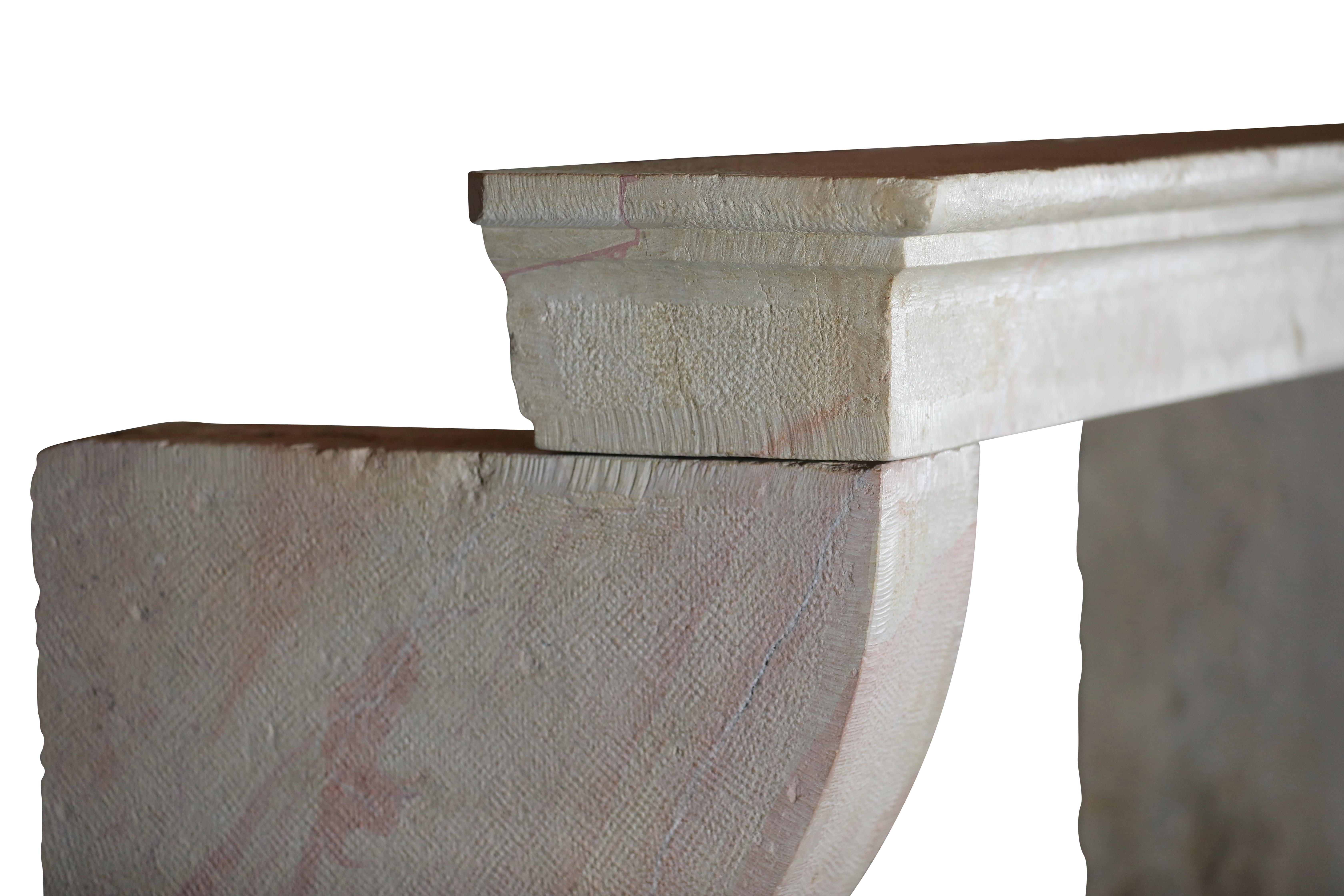 Camino antico in pietra francese per un progetto di design Campagnarde senza tempo in vendita 7