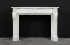Antique Fireplace Mantel in Louis XVI Style
