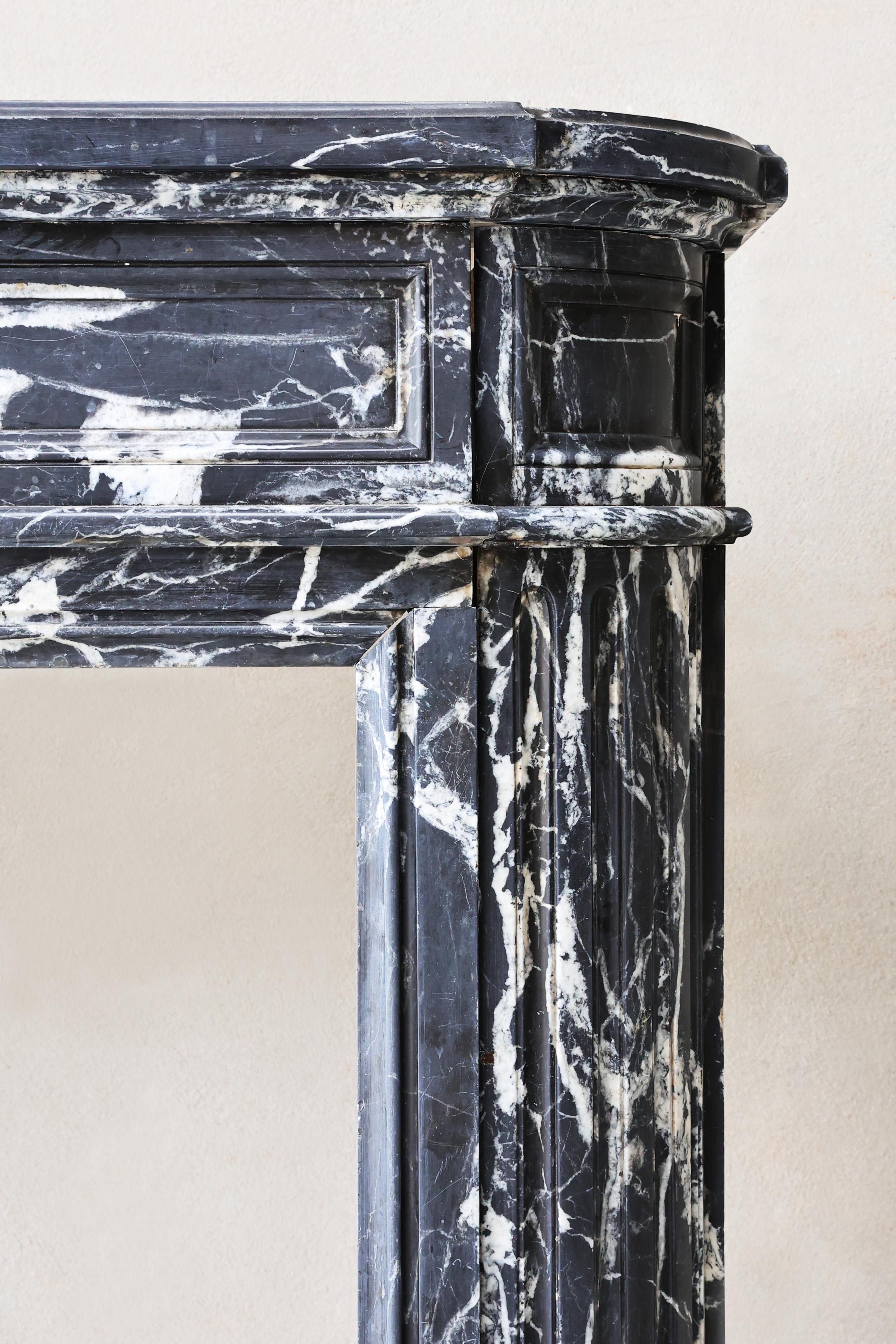 Marble Antique Fireplace Mantel For Sale