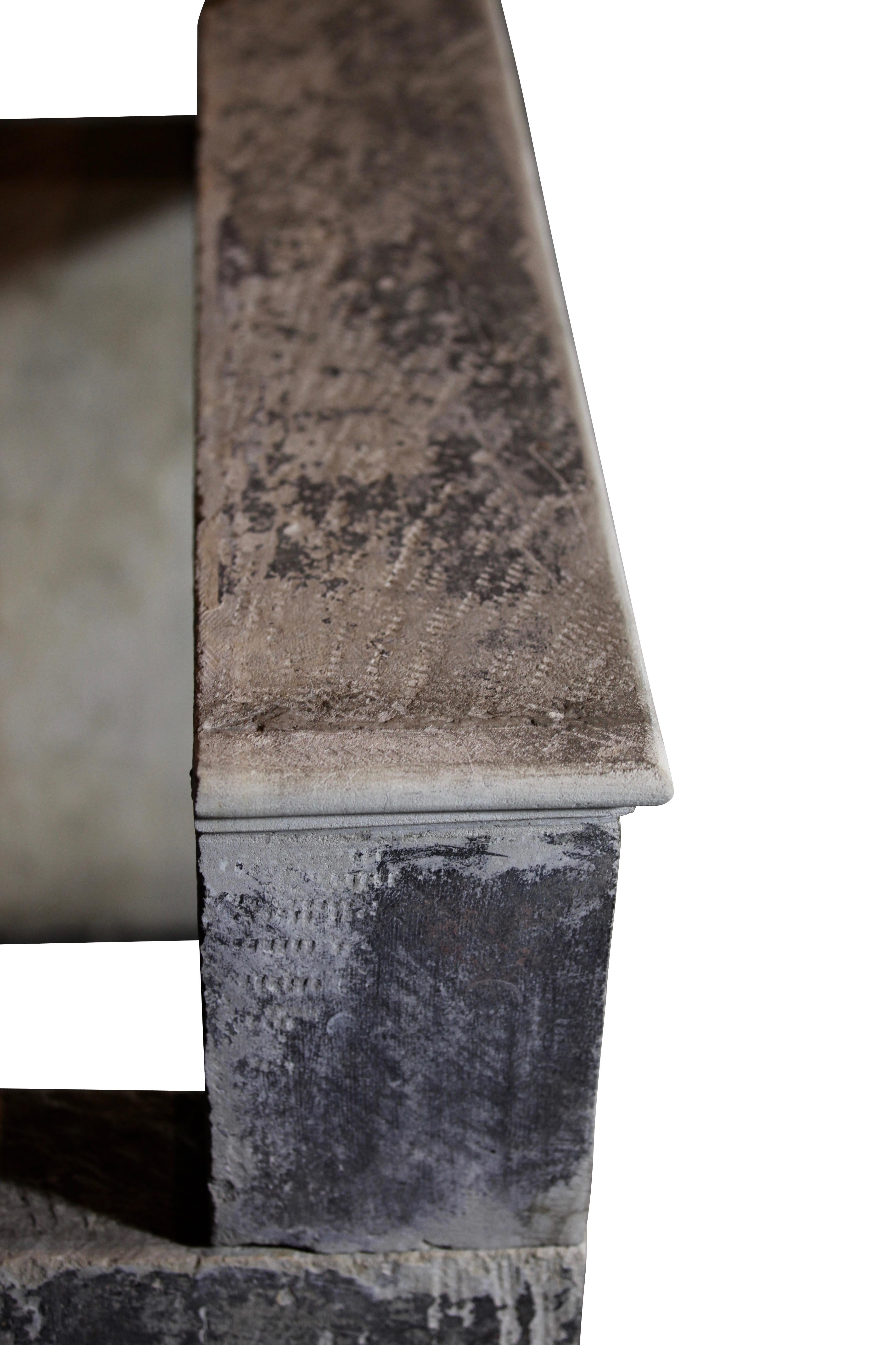 Antique Fireplace Mantel With Rustic Look For Sale 2