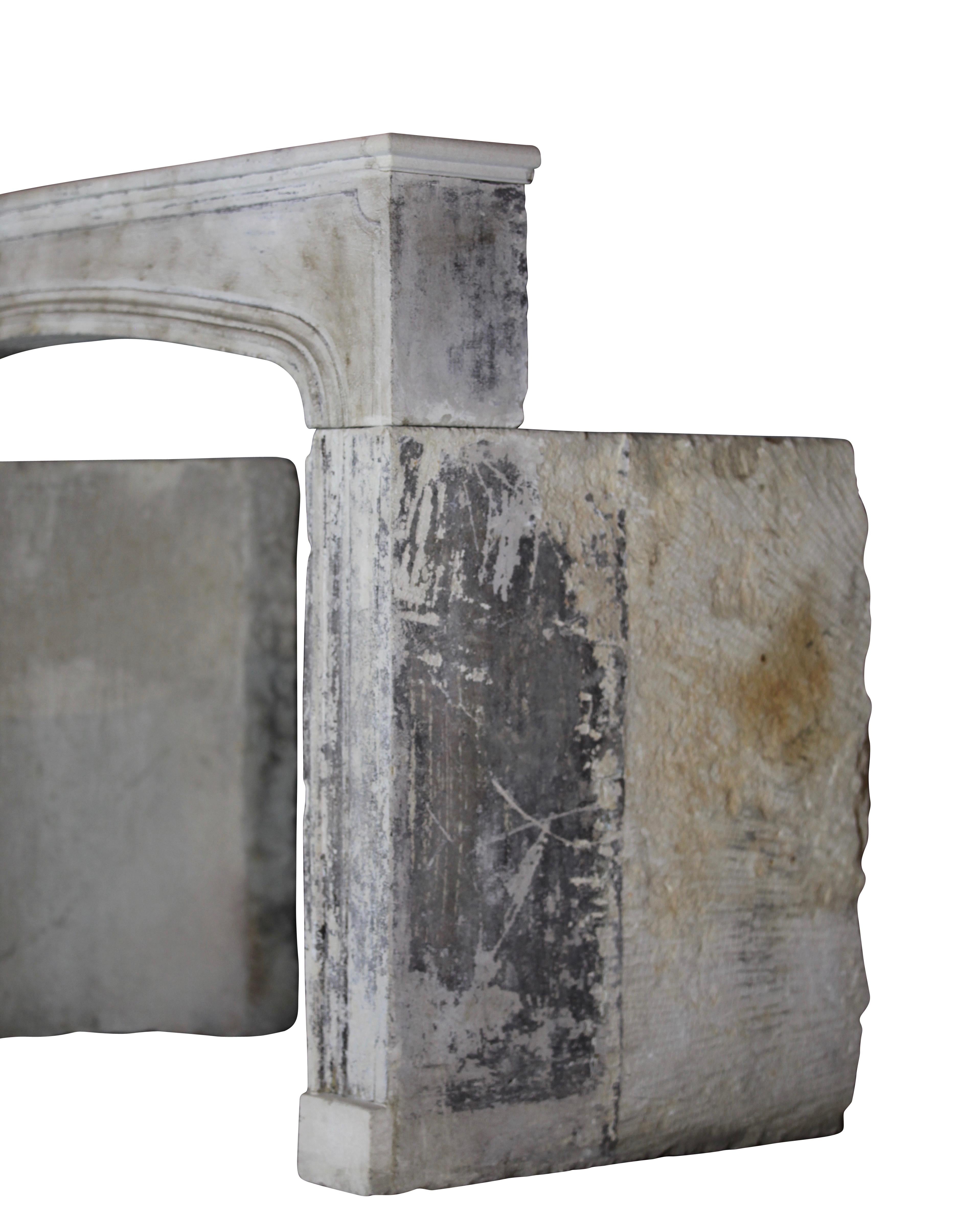 Antique Fireplace Mantel With Rustic Look For Sale 6