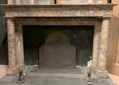 Antique Fireplace Mantle Empire Style, First Half of the 19th Century, Italy