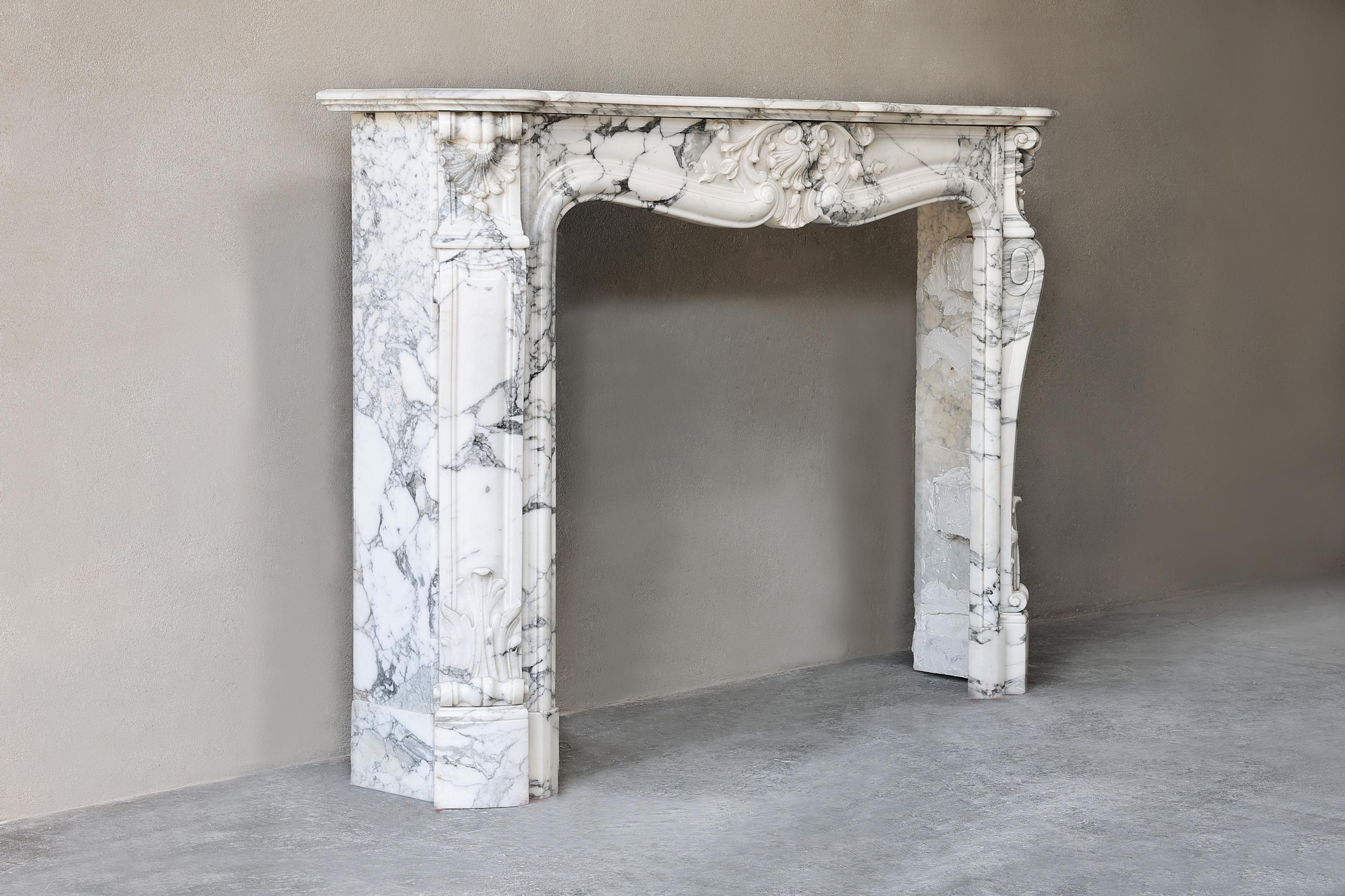         Antique Marble Fireplace Mantel
 
        Exquisite Antique Fireplace with Rich History
        <p>This <strong>beautiful French fireplace mantel</strong> is a prime example of the Louis XV style, crafted between 1860 and 1880. It originates