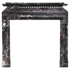 Antique Fireplace of Levanto Marble from the 19th Century in Style of Louis XVI