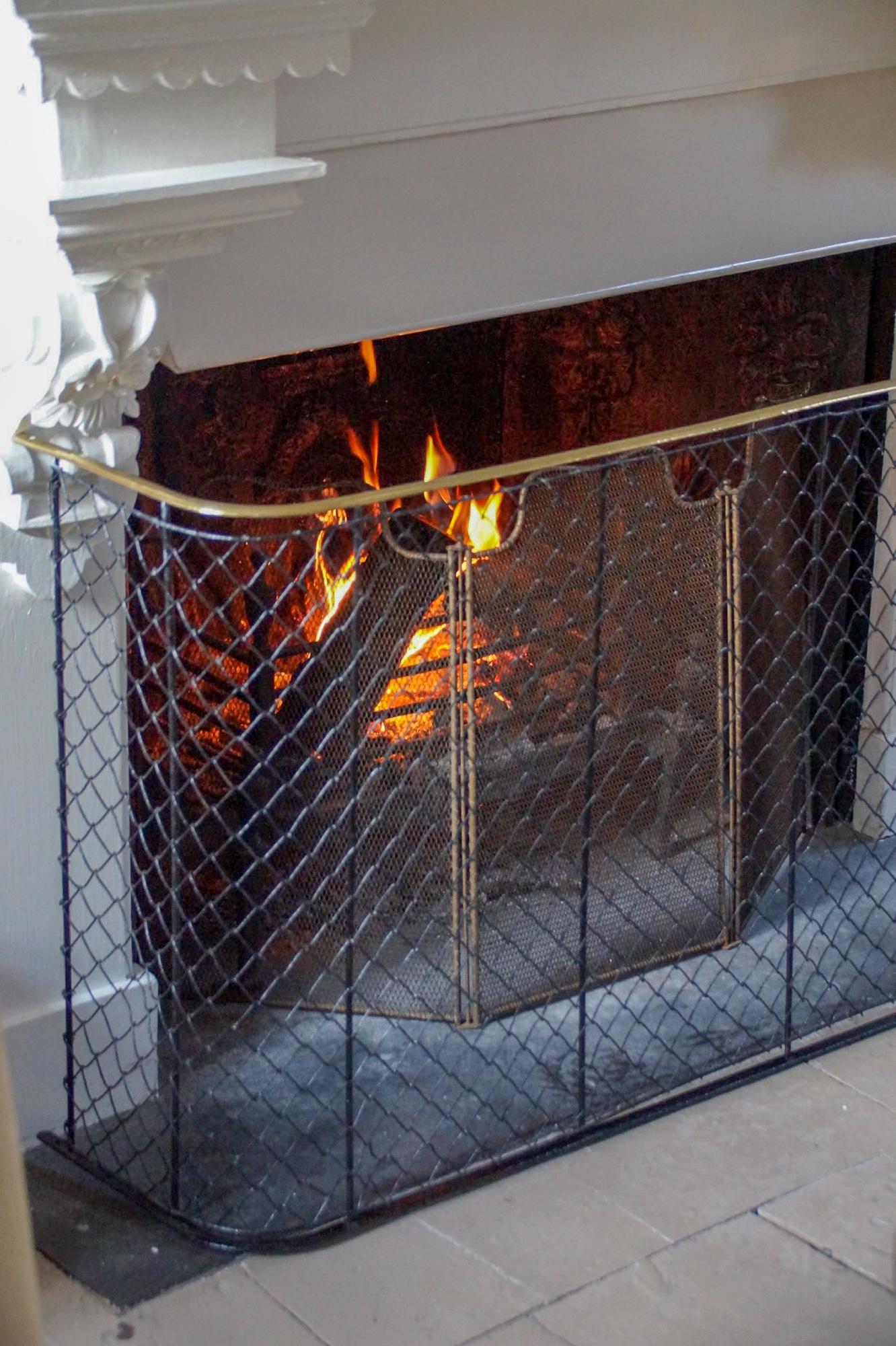 Brass Antique Fireplace Screens