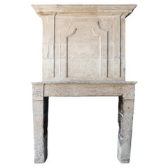 Antique Fireplace with Trumeau