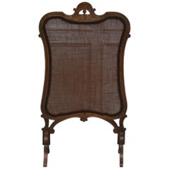 Antique Firescreen Made of Oak, France, 19th Century