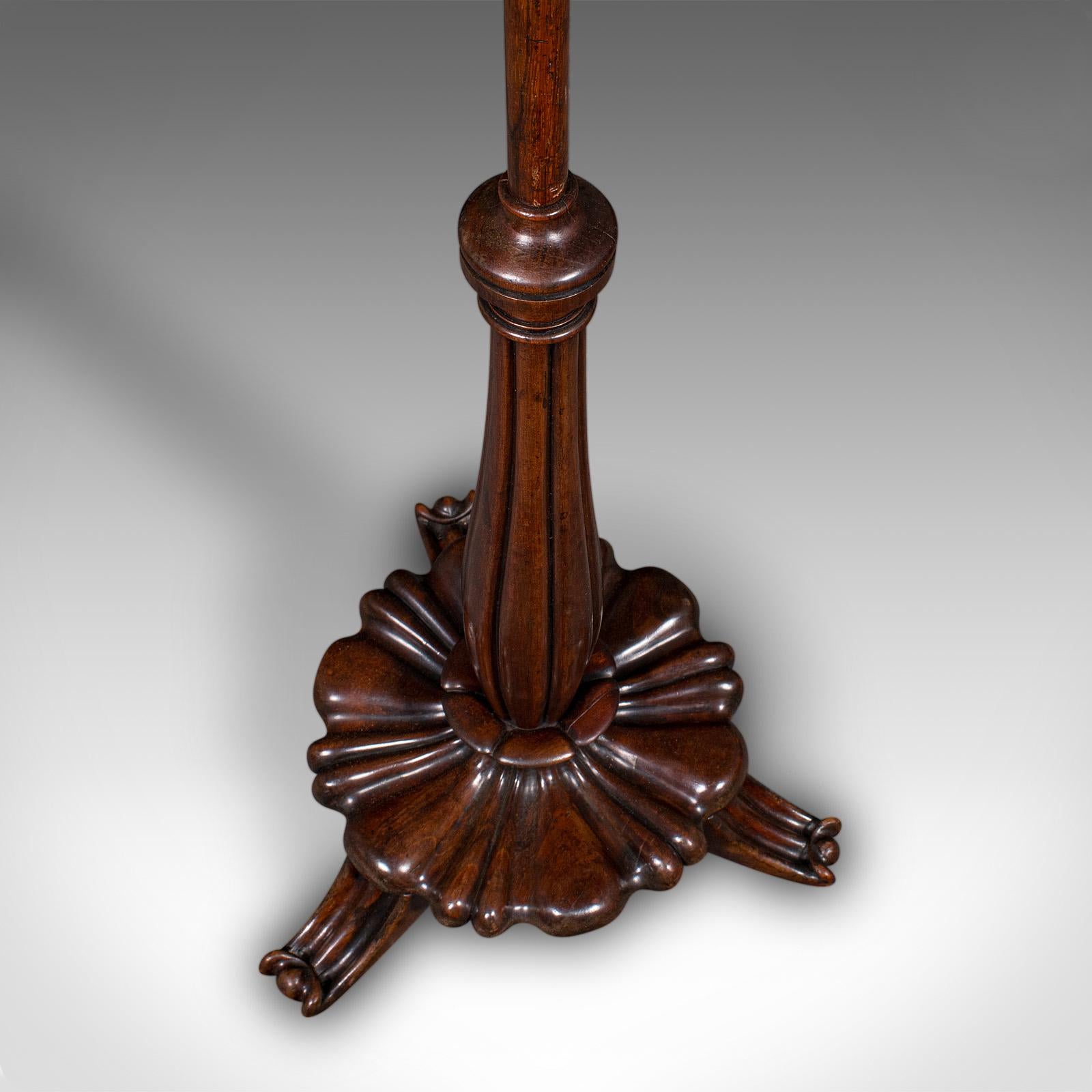 Antique Fireside Pole Screen, English, Needlepoint, Adjustable, William IV, 1835 For Sale 4