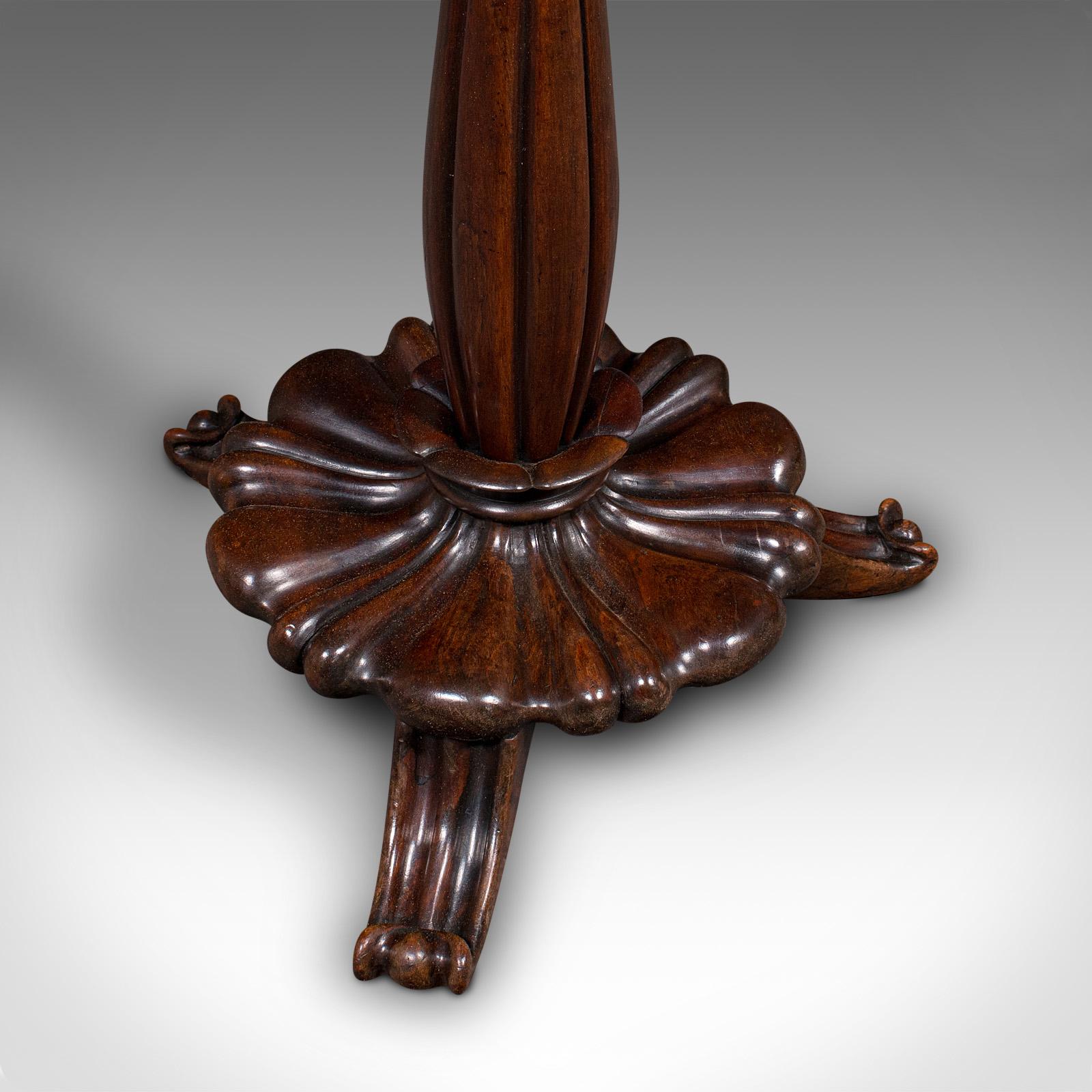 Antique Fireside Pole Screen, English, Needlepoint, Adjustable, William IV, 1835 For Sale 5