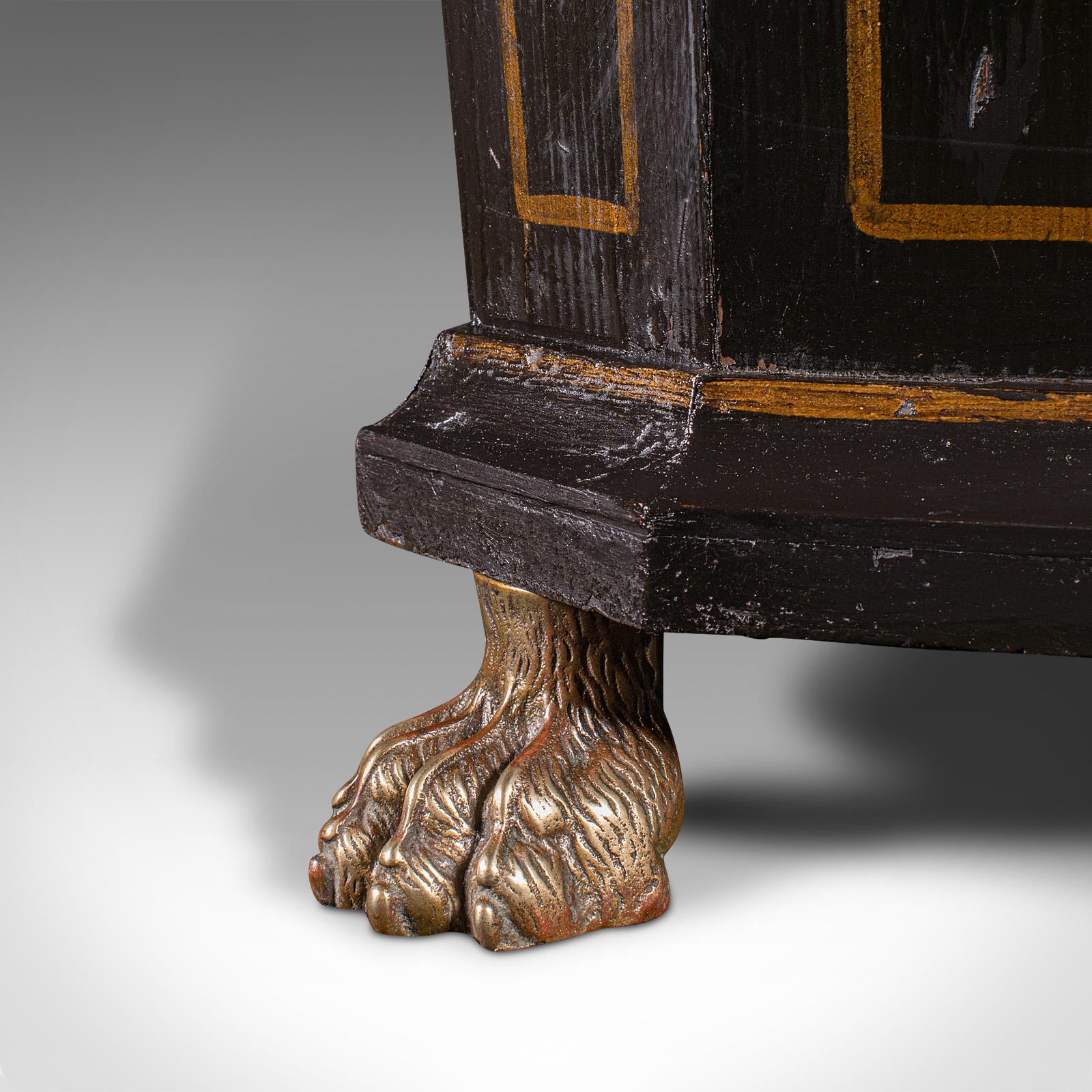 Antique Fireside Store, English Pine, Log, Coal Bin, Aesthetic Period, Victorian For Sale 5