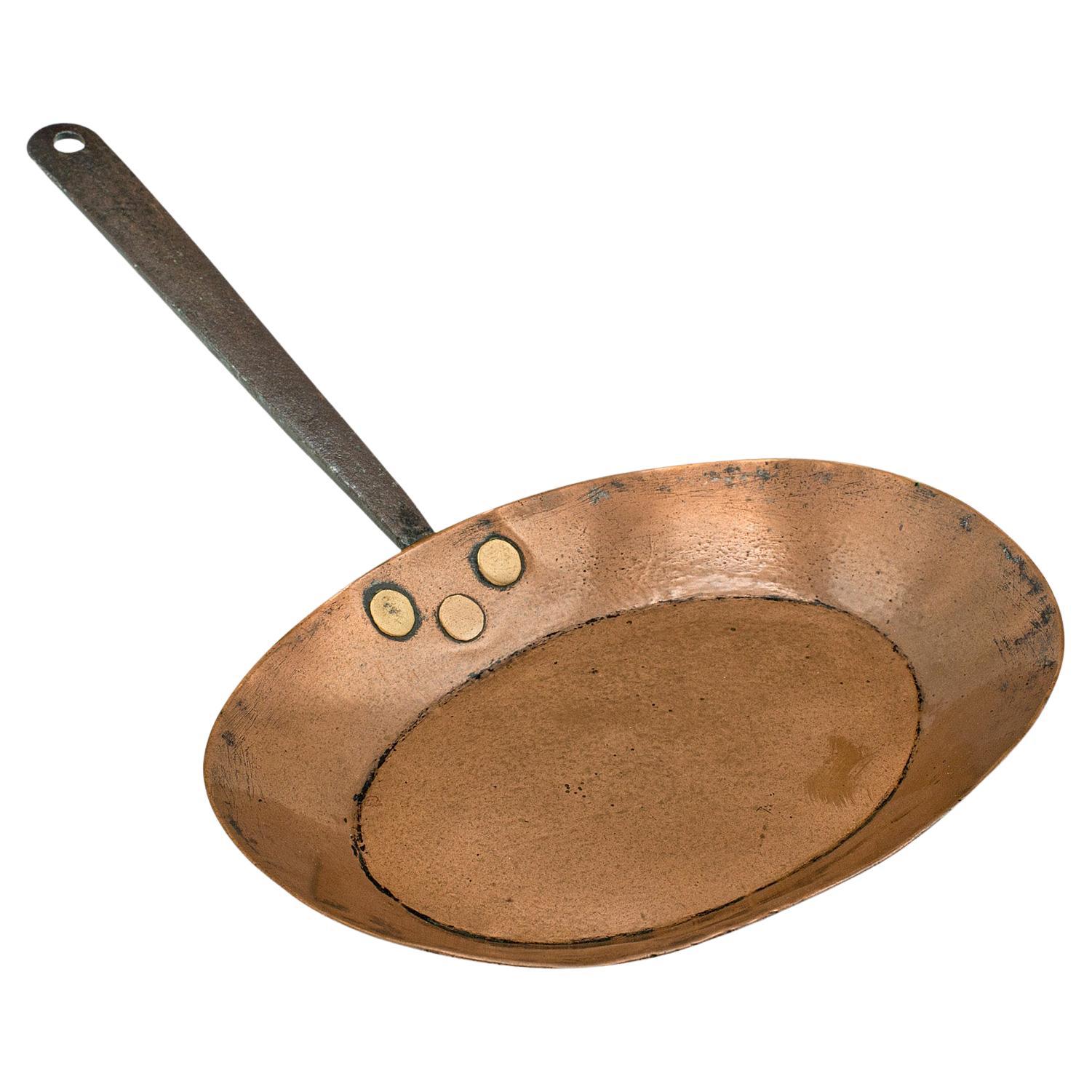 Antique Fireside Warming Pan, English, Copper, Decorative, Georgian, circa 1750