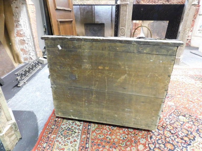 Antique Firewood Holder in Embossed Brass, 1800, France at 1stDibs