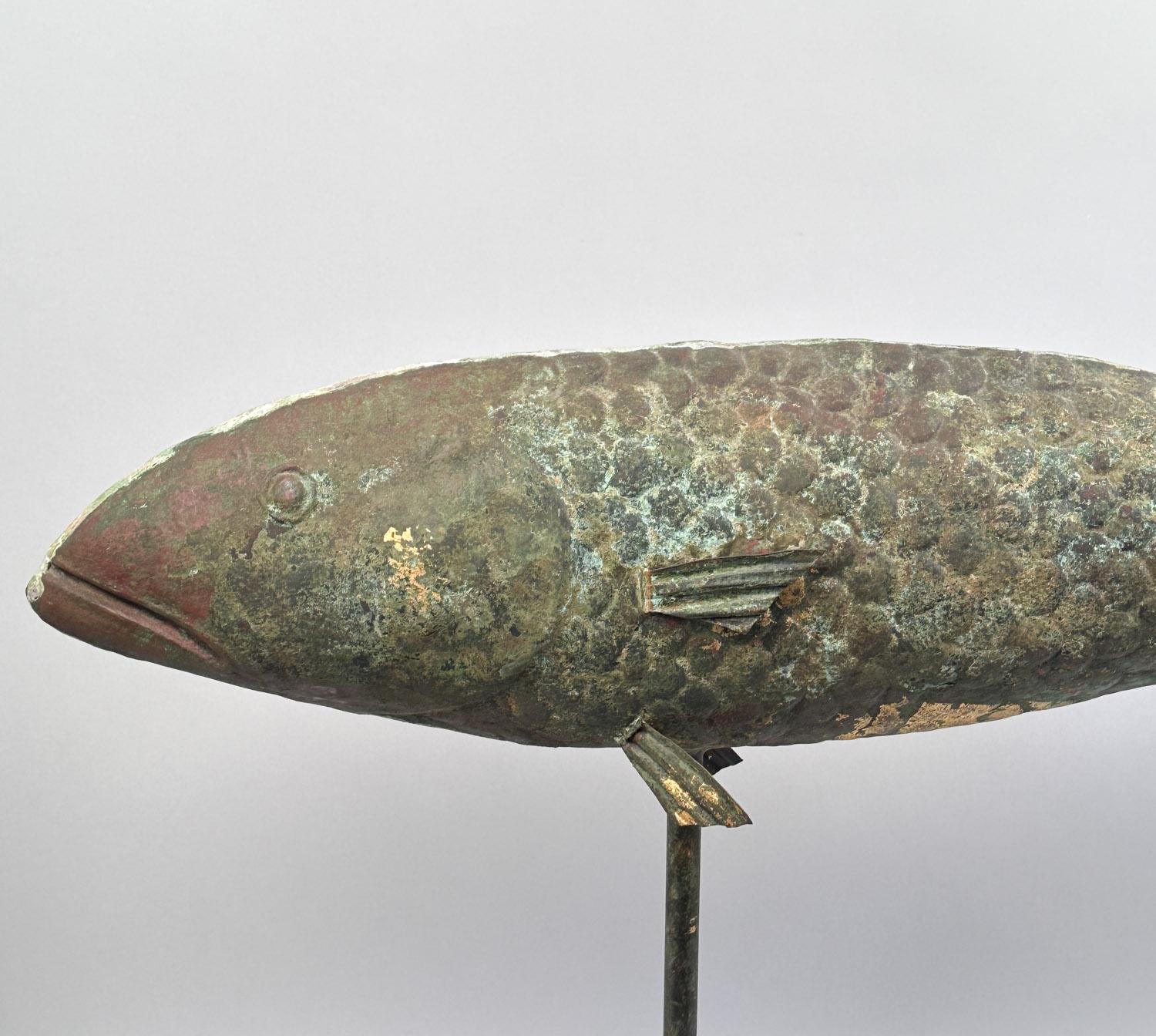 19th Century Antique Fish Weathervane For Sale