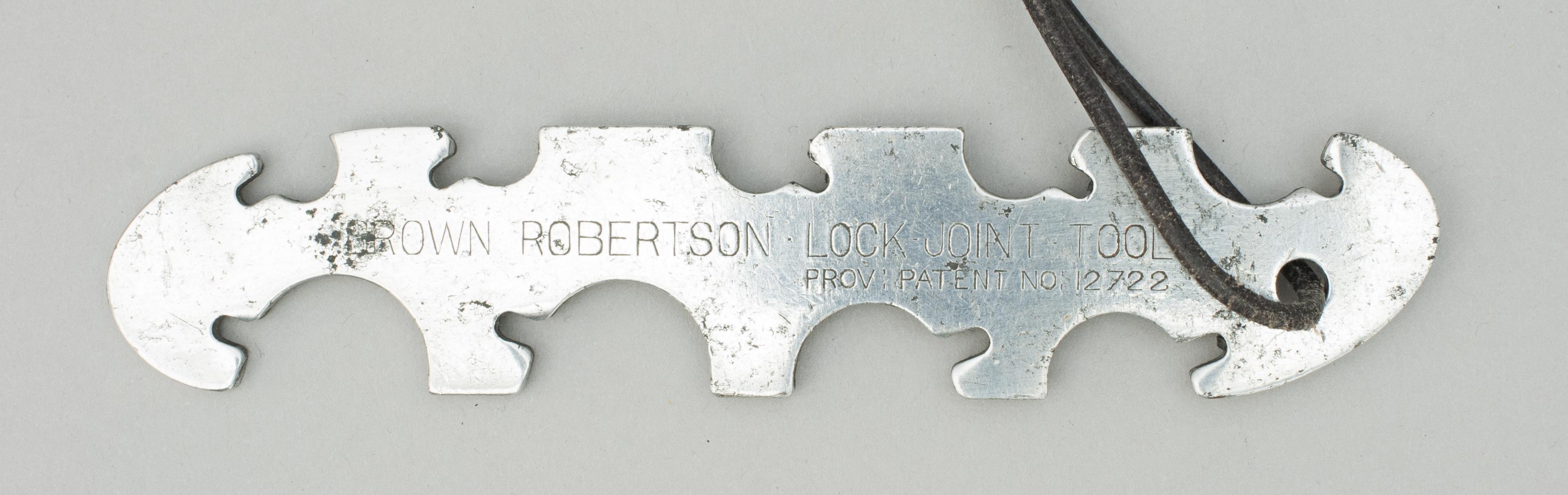 Scottish Antique Fishing, Robertson Lock Joint Tool For Sale