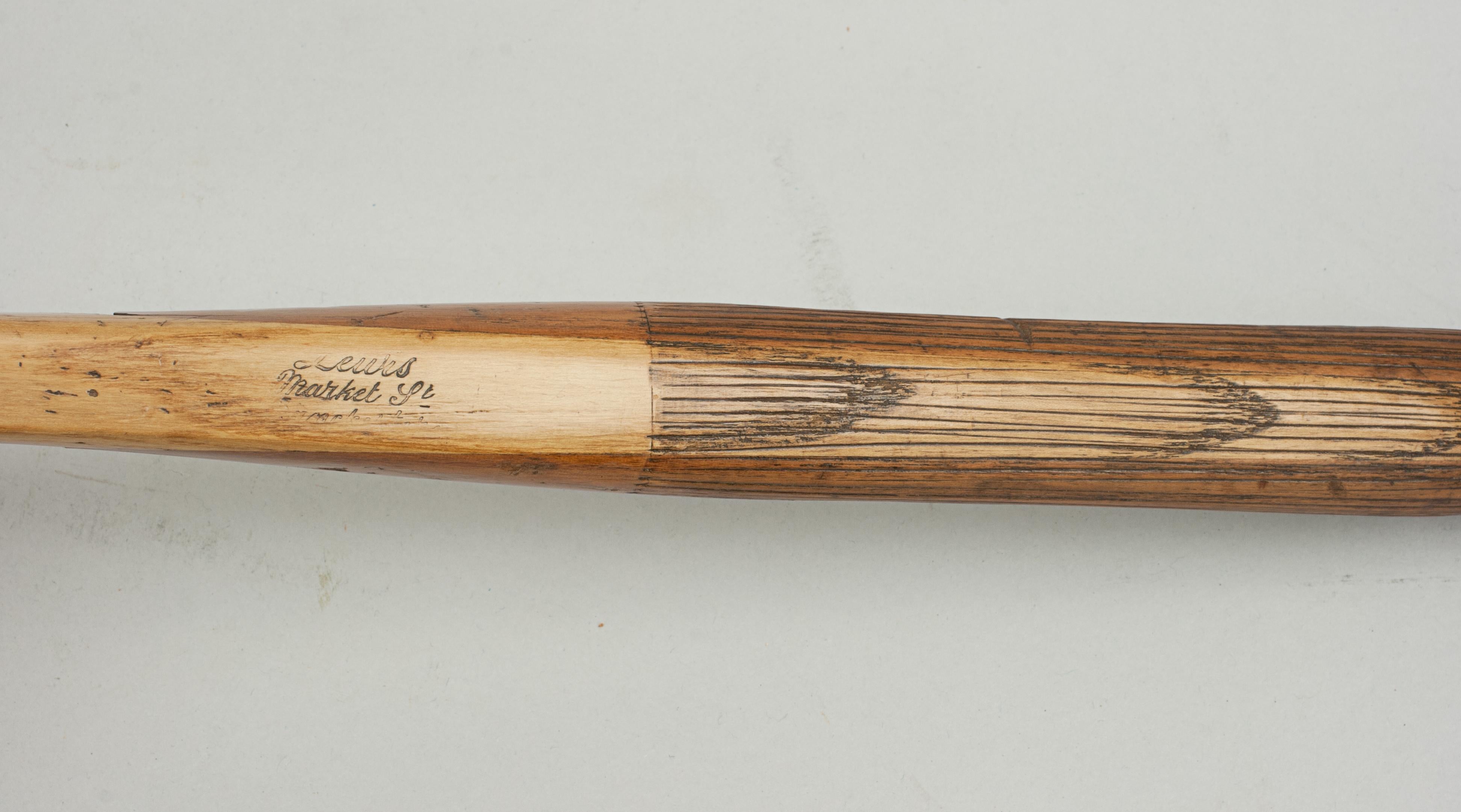 Antique Fishtail Tennis Racket, The Radian 1