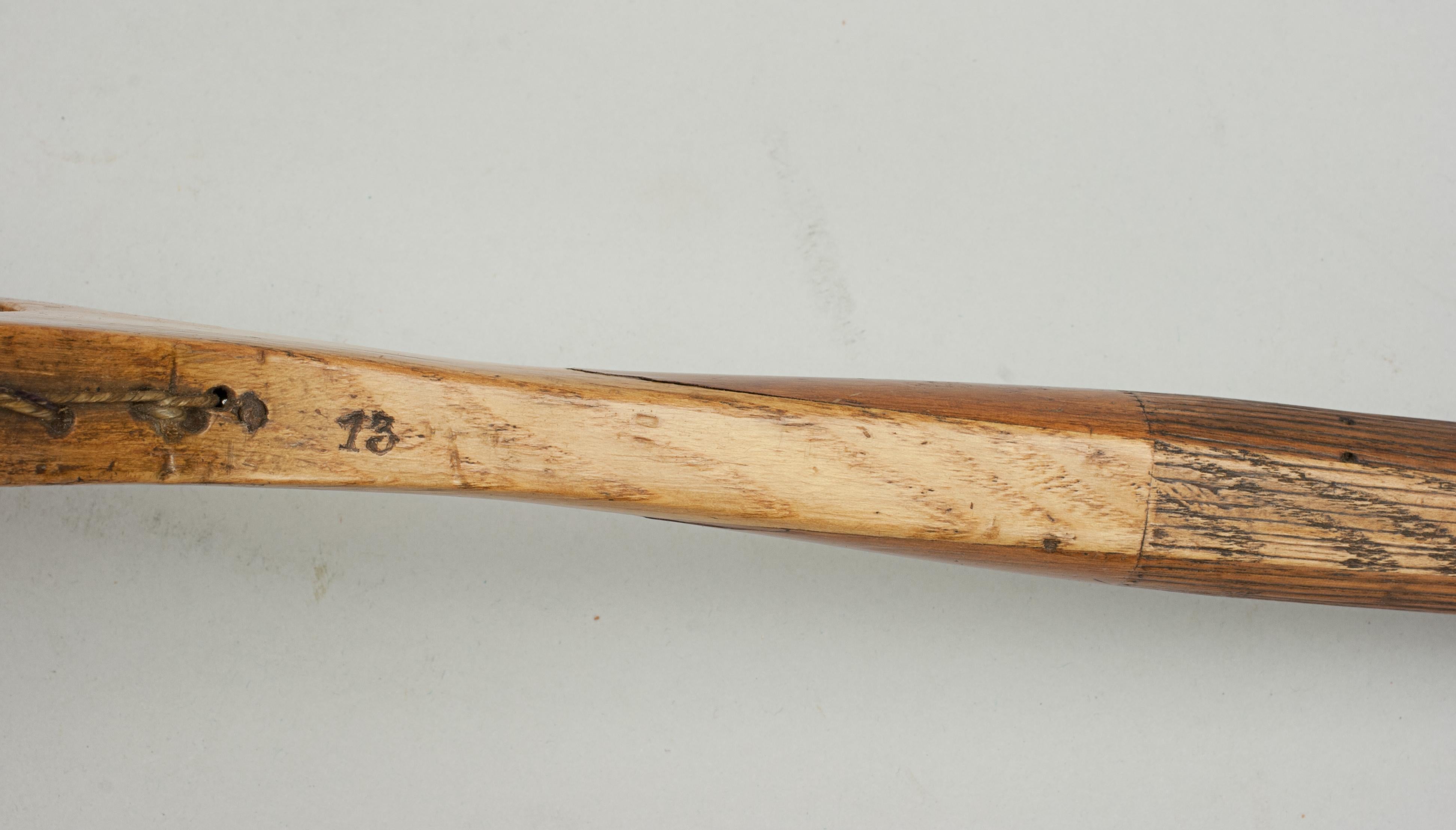 Antique Fishtail Tennis Racket, The Radian 2