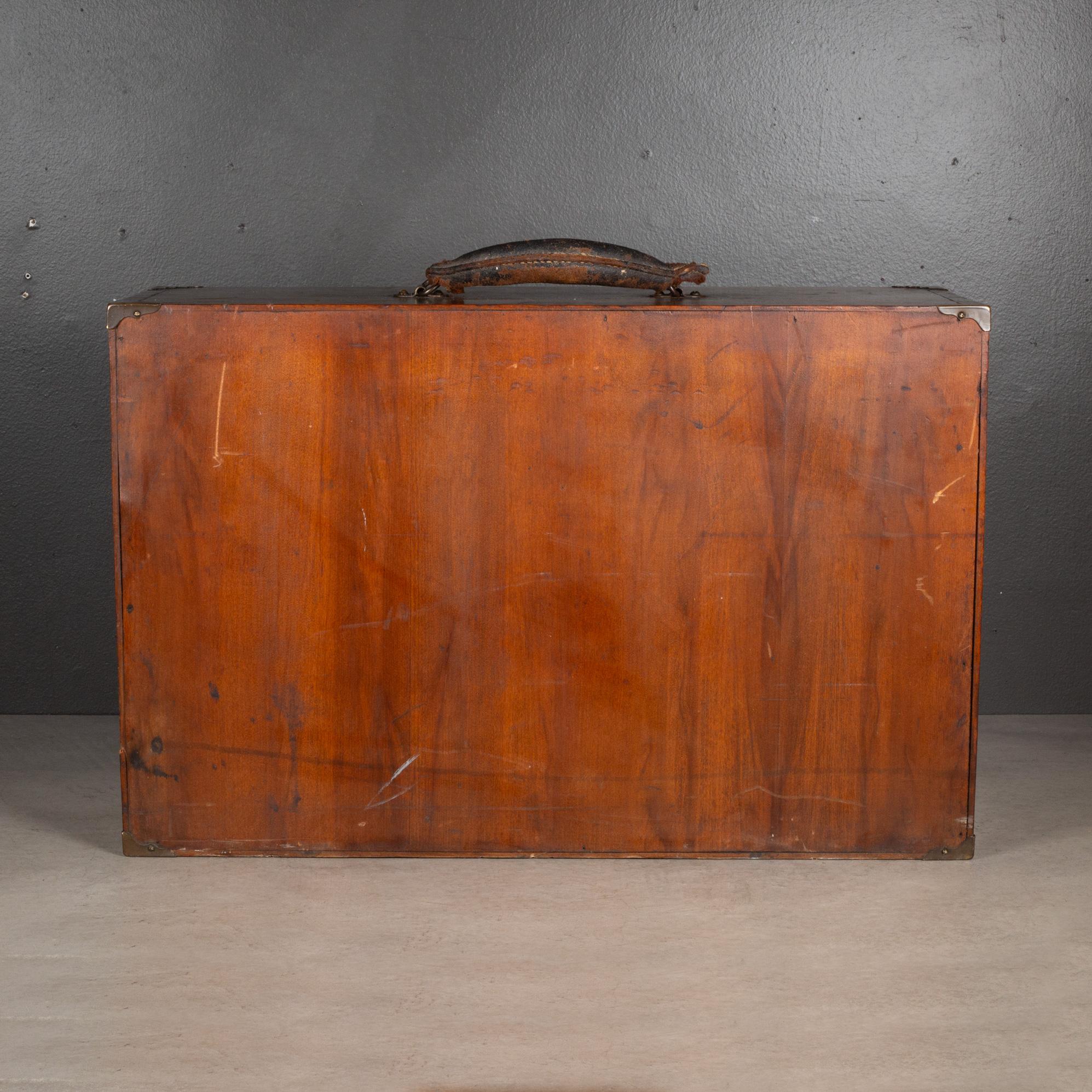 20th Century Antique Five Drawer Mahogany Machinist's Chest c.1910-1925