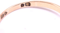 Antique 15K yellow gold Five-Stone Turquoise Ring hallmarked 1907