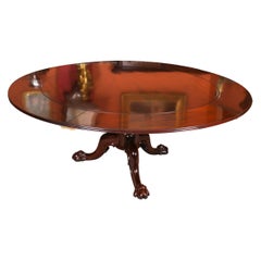 Antique Flame Mahogany Gillows Dining Table 19th Century