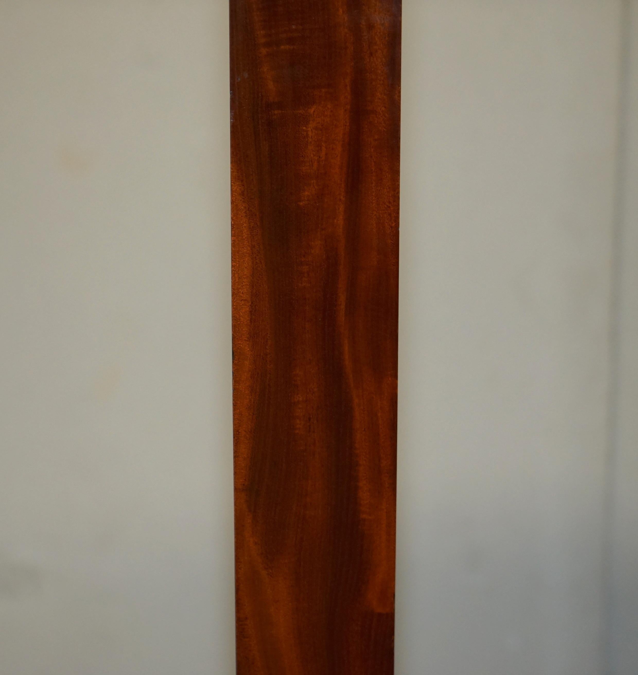 Antique Flamed Hardwood Pedestal from Princess Diana's Family Home Spencer House For Sale 2