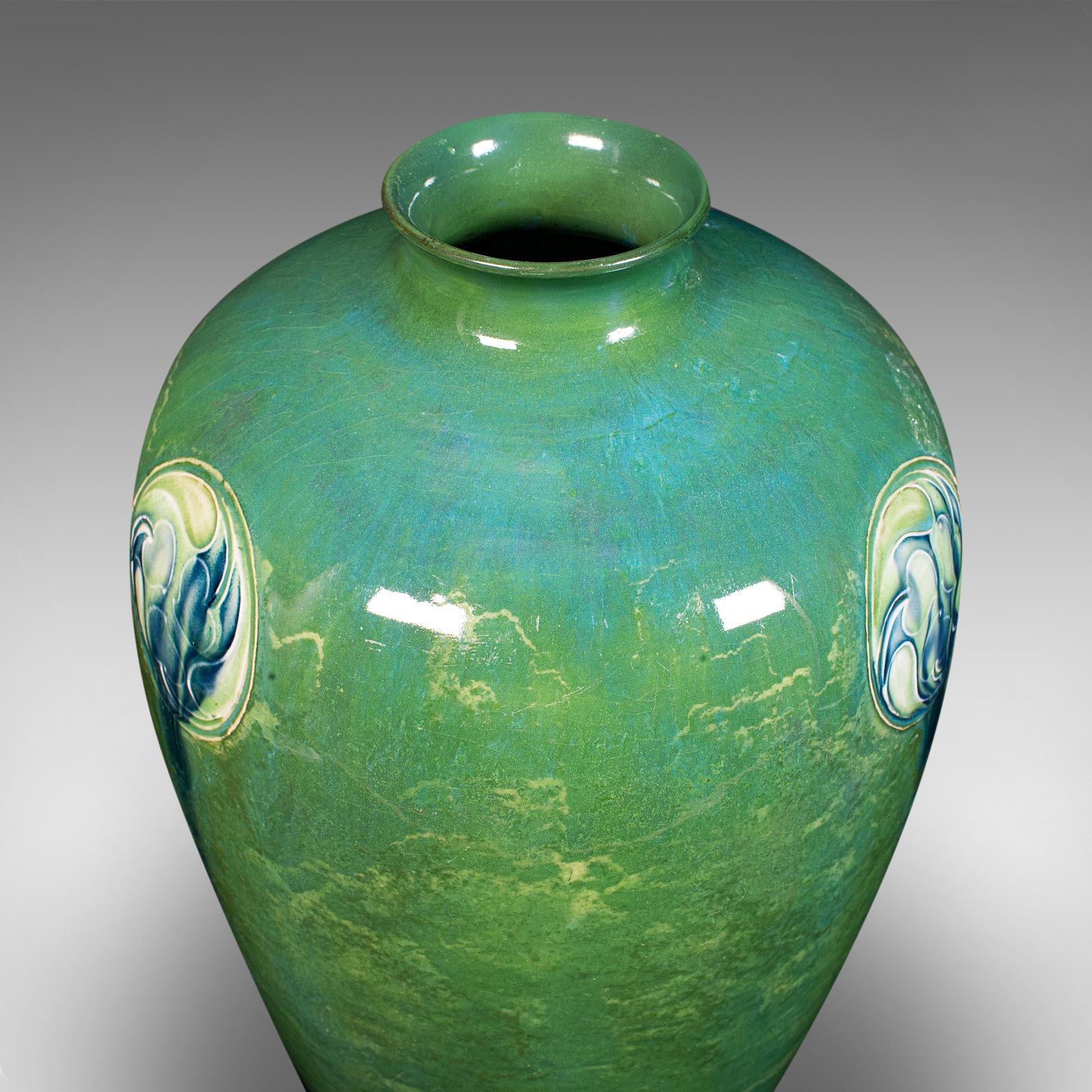 Antique Flaminian Vase, Art Nouveau, Moorcroft, Liberty, London, Edwardian, 1910 For Sale 1