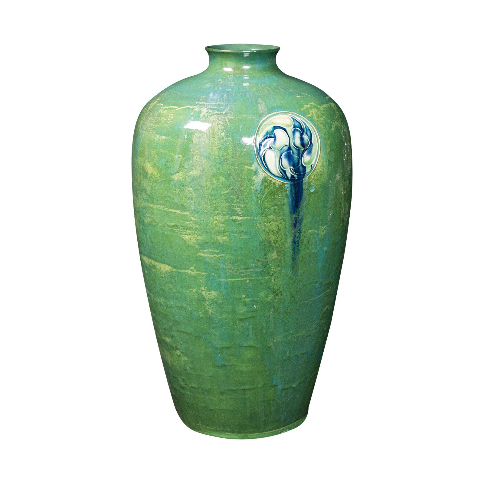 Antique Flaminian Vase, Art Nouveau, Moorcroft, Liberty, London, Edwardian, 1910 For Sale