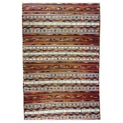 Antique Flat Woven Turkish Kilim Rug