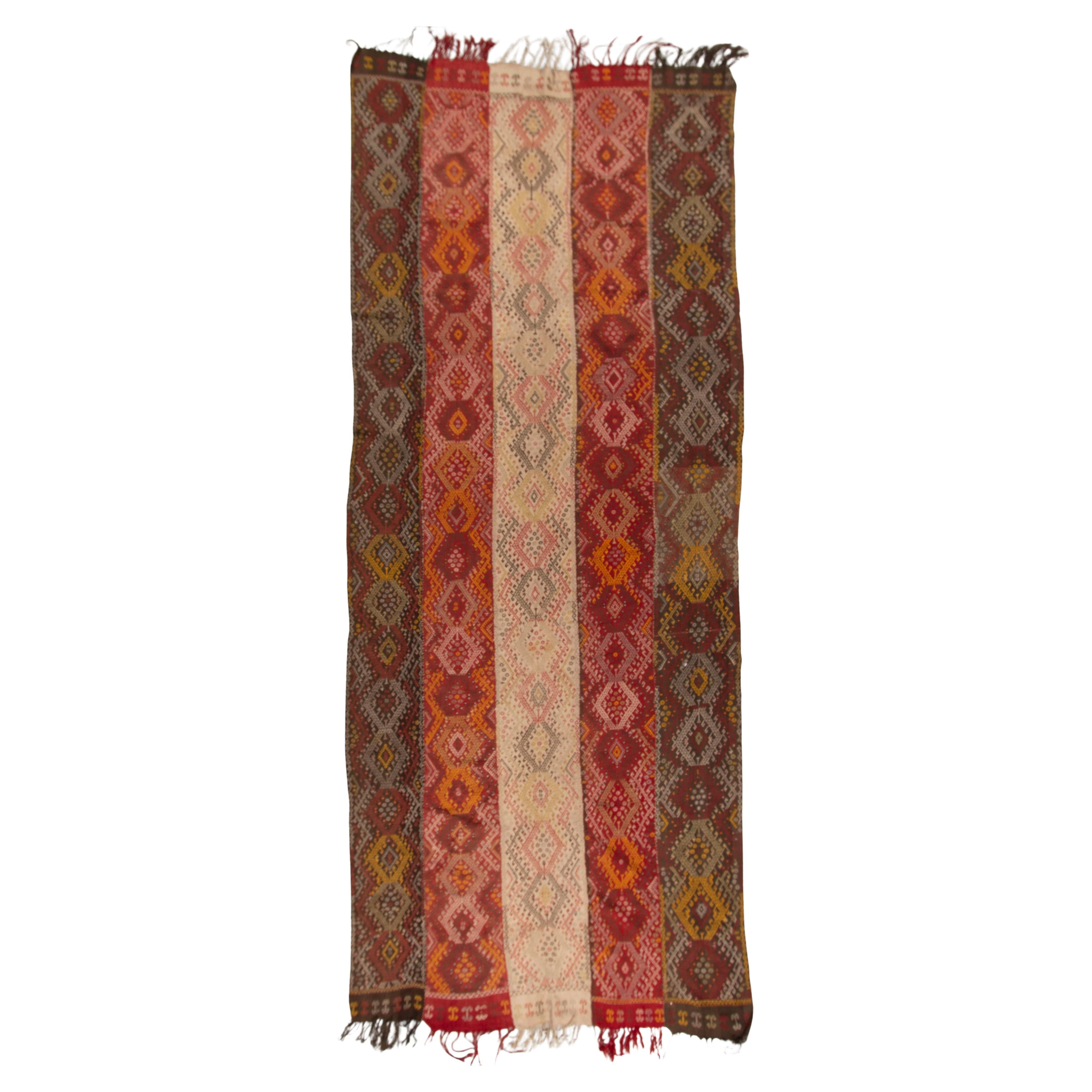 Tessitura antica a trama piatta Jajim 5'11 x 14'11 in vendita