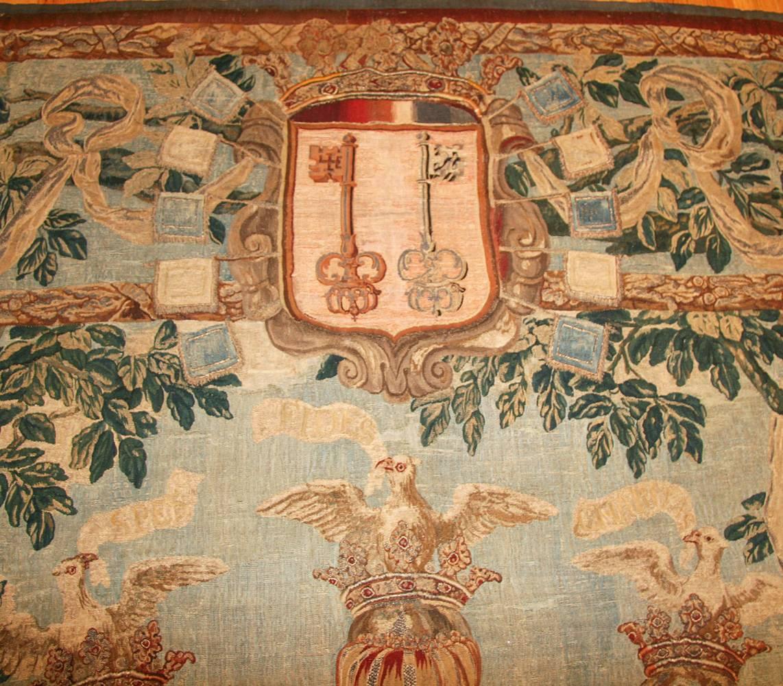 Antiker flämischer Wandteppich aus der Nazmiyal-Kollektion. 11 ft 10 in x 13 ft 3 in (Viktorianisch)
