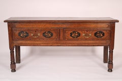 Antique Flemish Inlaid Sideboard