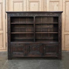 Antique Flemish Renaissance Bookcase