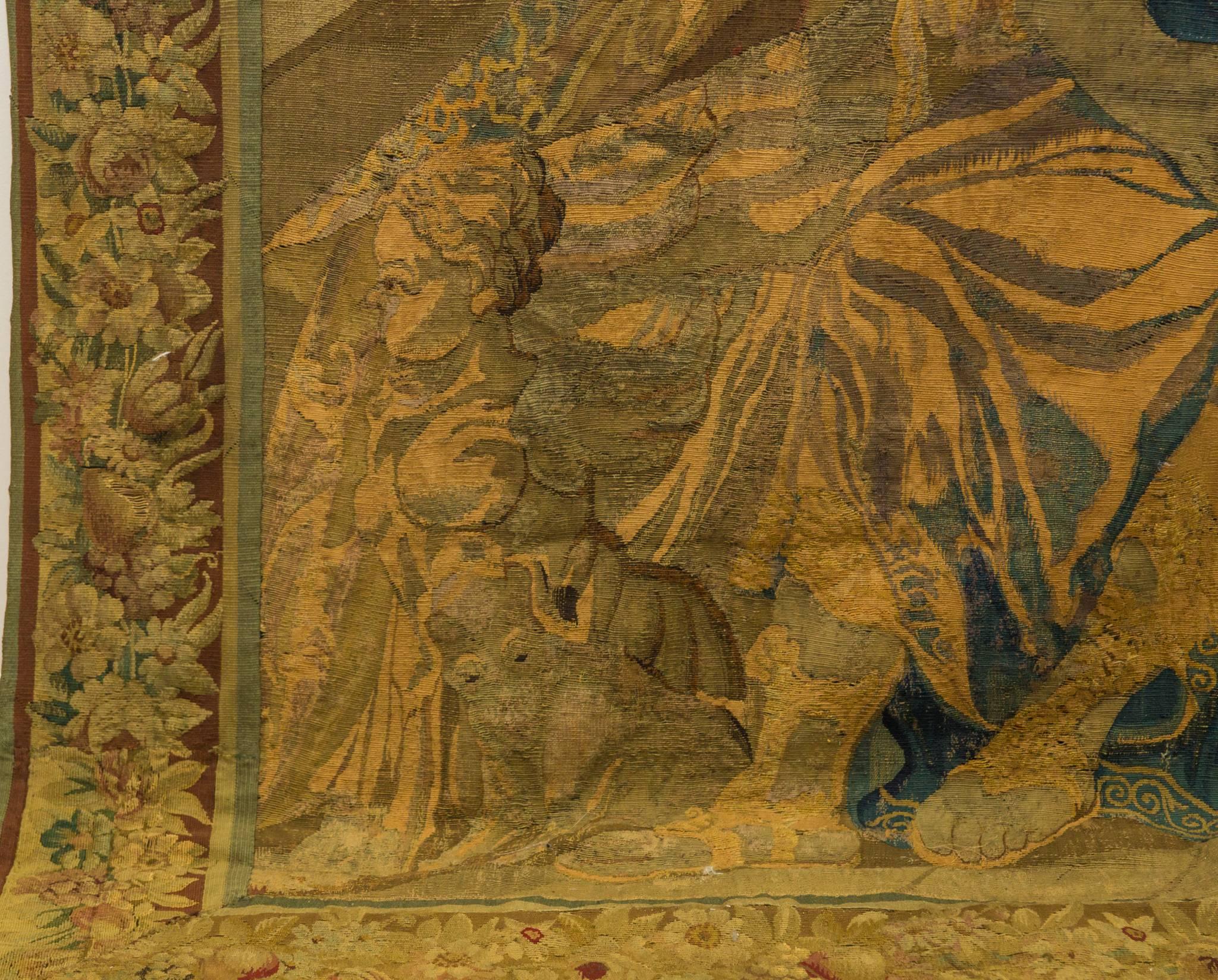 flämischer Wandteppich aus dem 18 (18. Jahrhundert und früher)