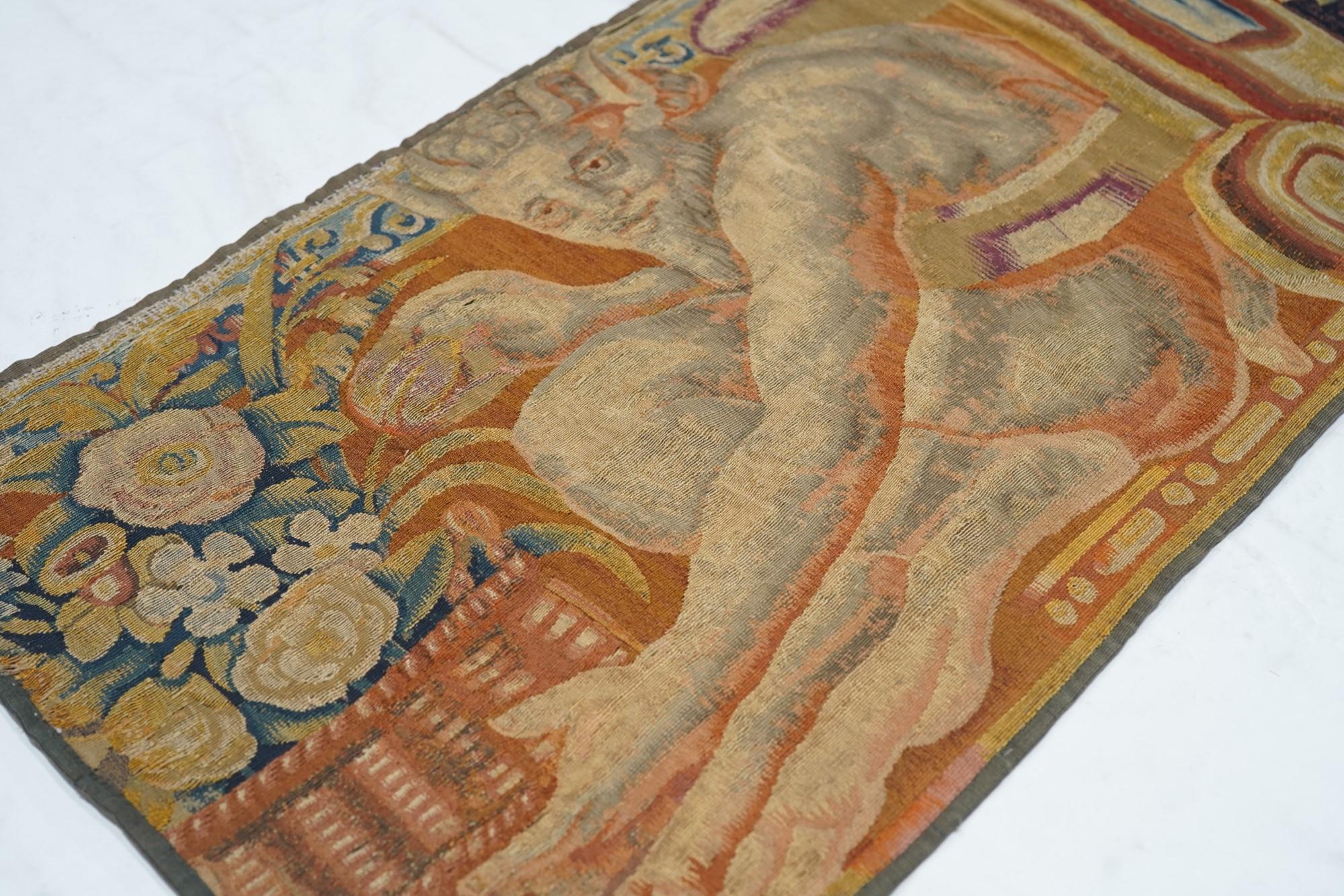 Antiker flämischer Gobelin-Paneel-Teppich (18. Jahrhundert und früher) im Angebot