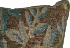 Antique Flemish Tapestry Pillow, circa 17th Century 1735p
