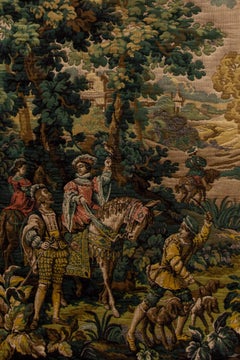 Arazzo fiammingo antico, Gobelin da parete del XIX secolo