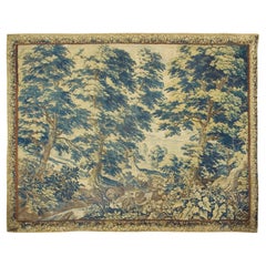 Antique Flemish Verdure Tapestry  9'6 x 12'2
