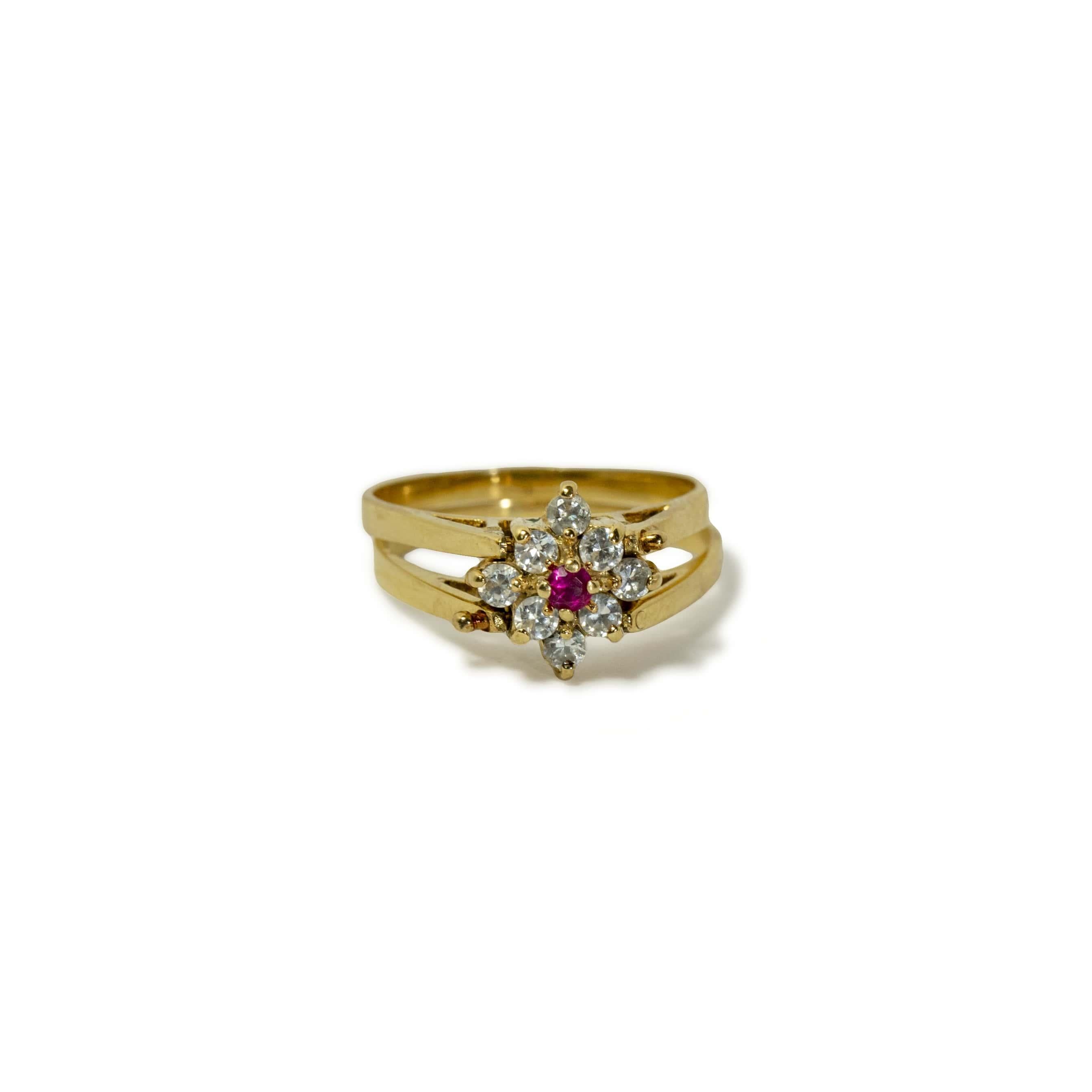 vintage flip rings