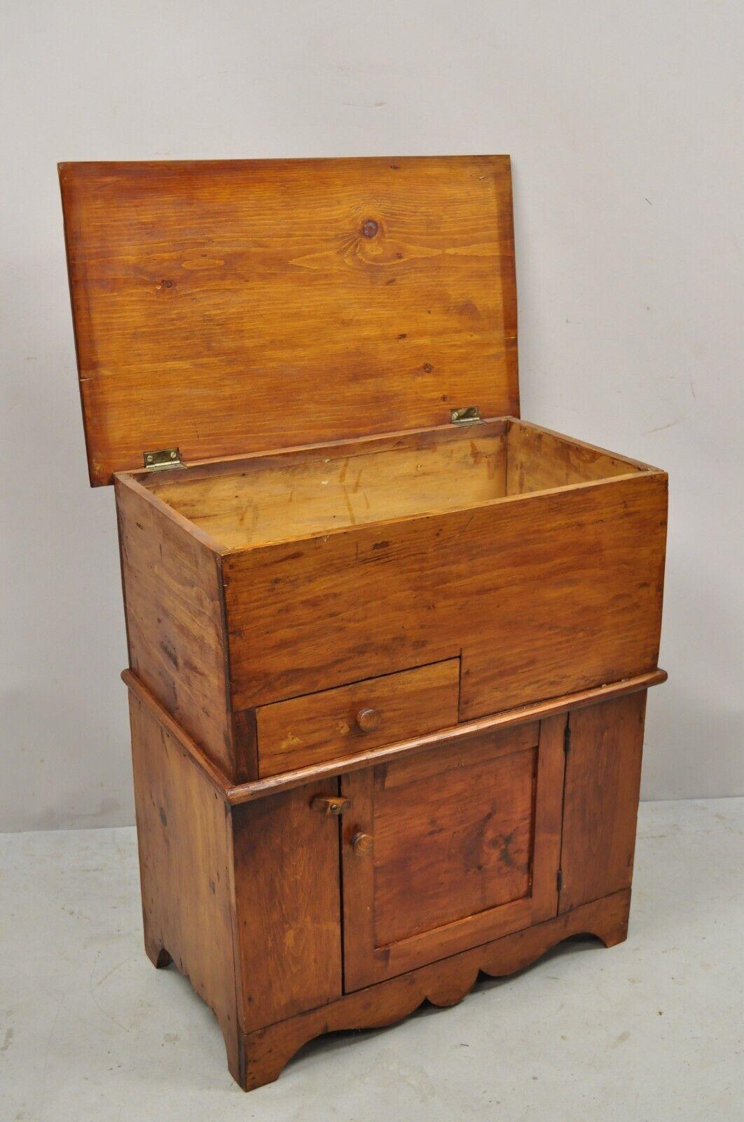 antique wood commode