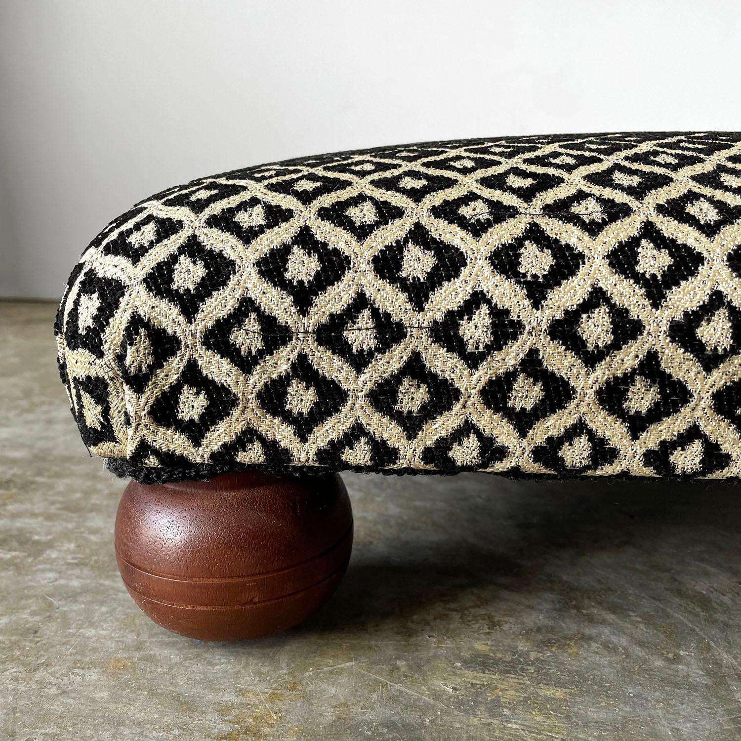 Wool Antique Ottoman For Sale