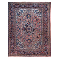 Antique Floral Design Carpet - Late 19th Century