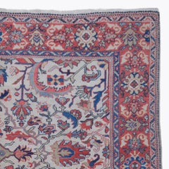 Antique Floral Design Carpet - Late 19th Century Wool Carpet
