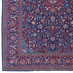 Antique Floral Design Rug - Late 19th Century Wool Area Rug