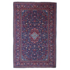 Antique Floral Design Rug - Late 19th Century Wool Area Rug