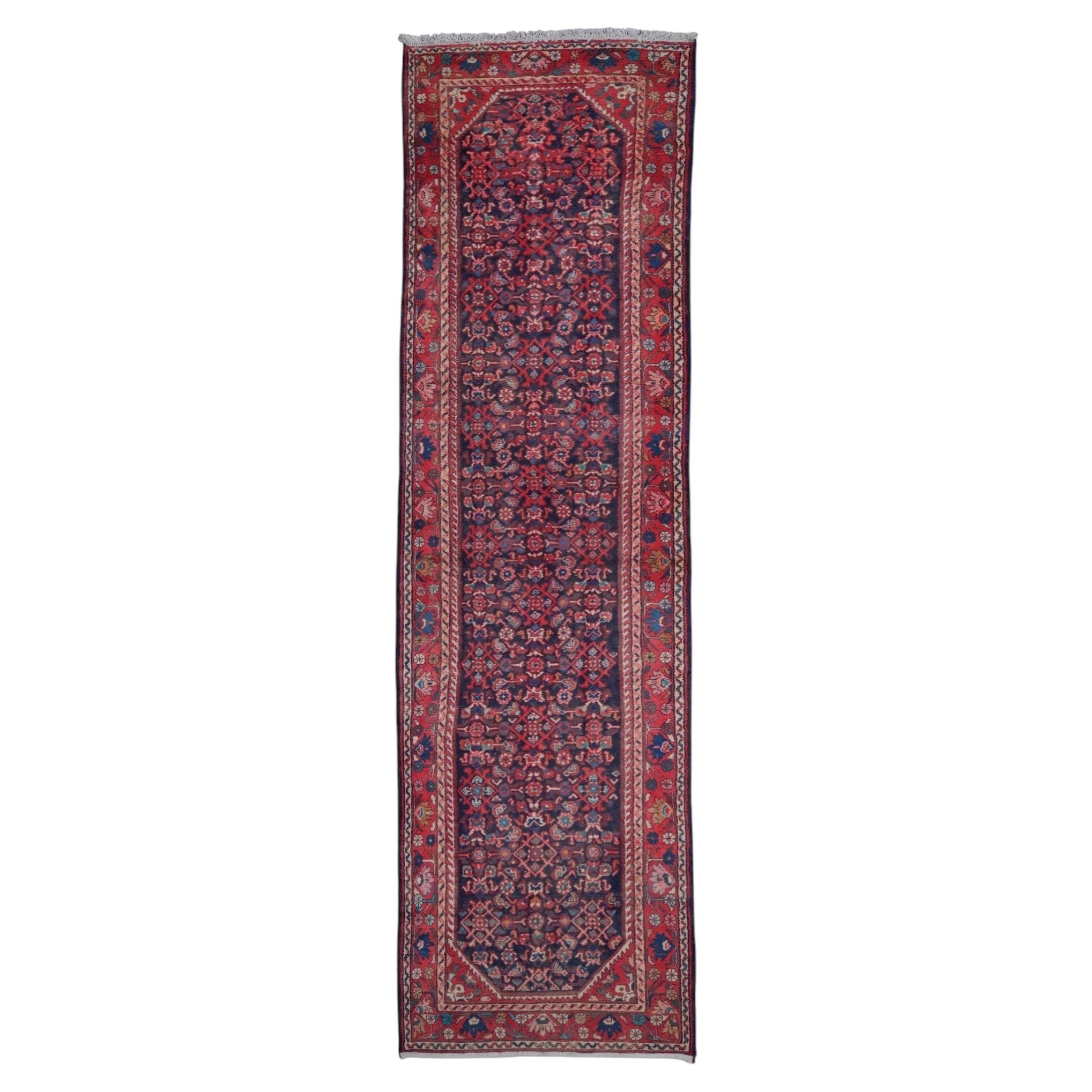 Antique Floral Design Runner - Early 20th Century For Sale