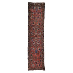 Antique Floral Design Runner - Late 19th Century