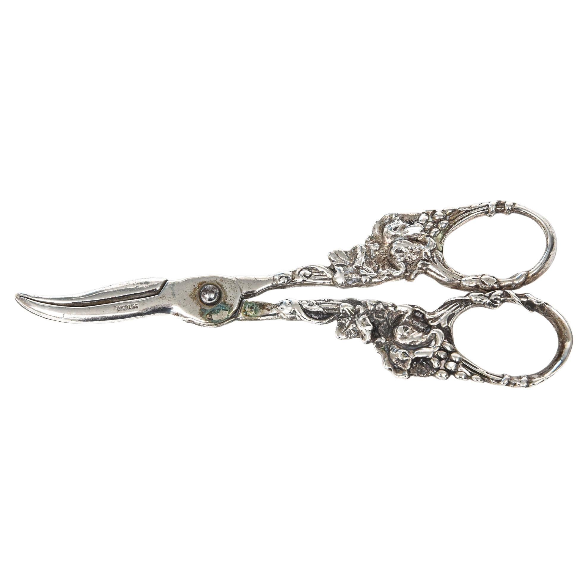 Two Pairs of Regency-Period Silver-Gilt Grape Shears For Sale at 1stDibs