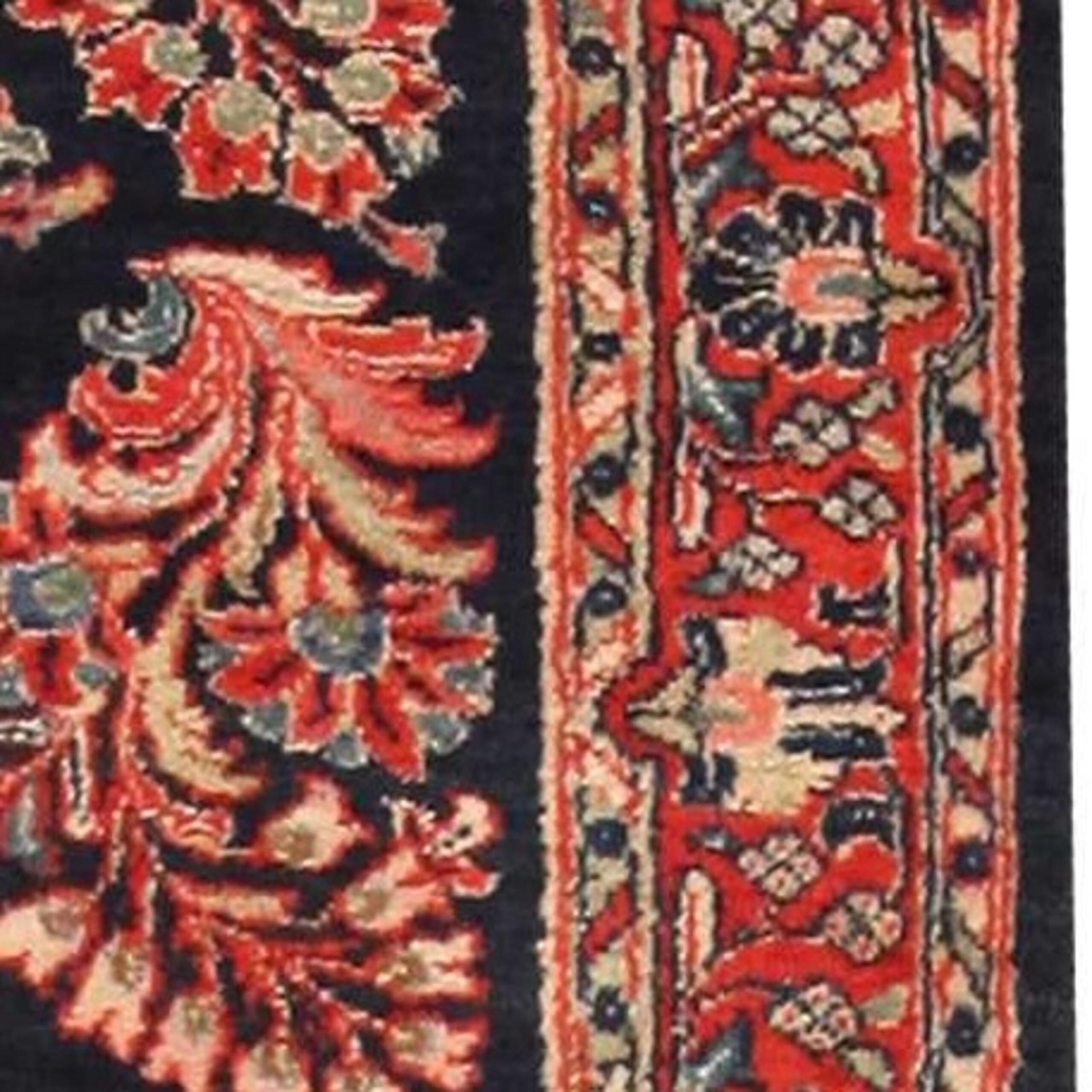 Sarouk Farahan Antique Persian Sarouk Hallway Runner. 3 ft x 11 ft 2 in  For Sale